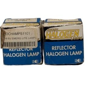 Hikari Halogen Reflector Lamps MR16 6V 5W GU5.3 & 12V 35W FMV Emergency 2 Pack